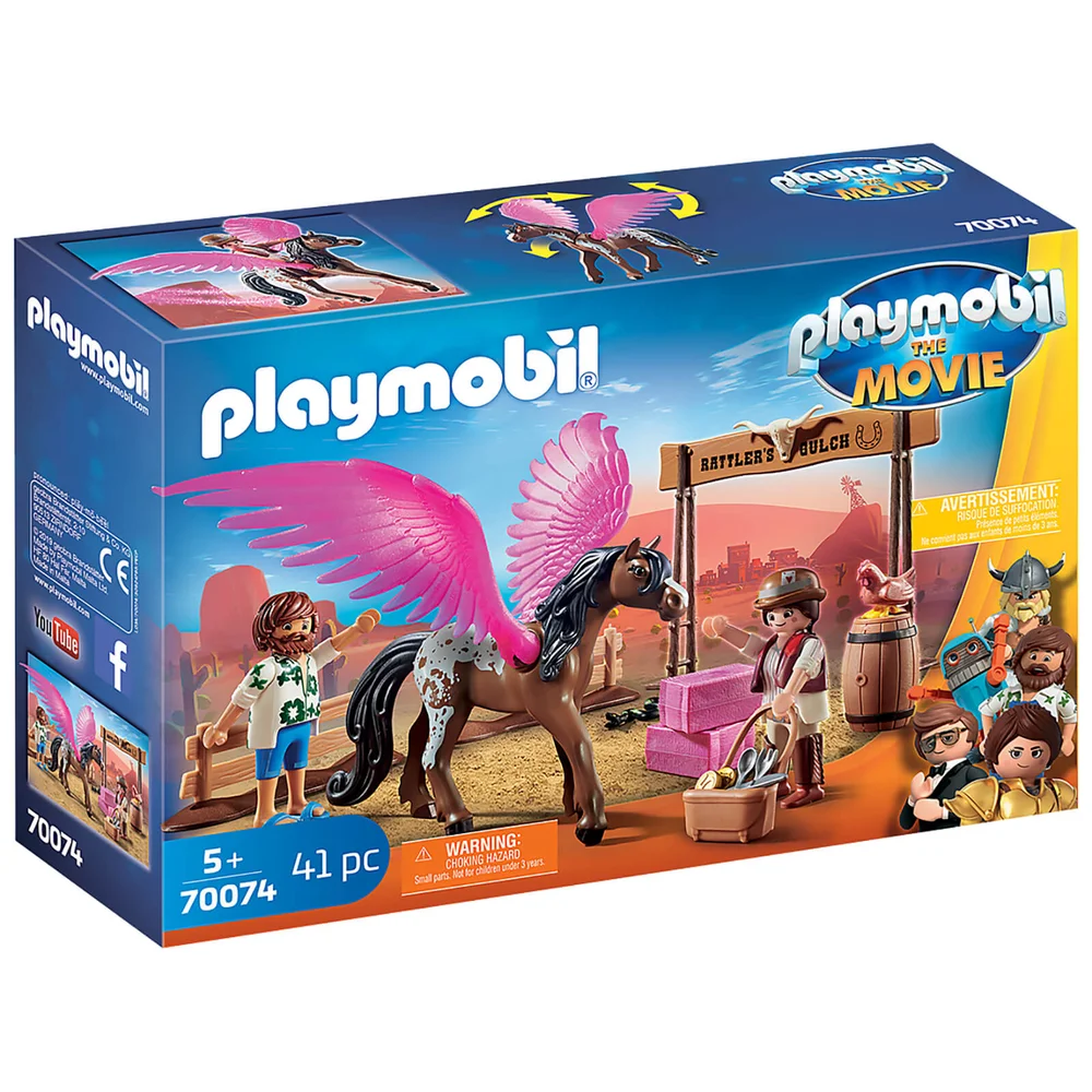 Playmobil: Der Film Marla und Del mit fliegendem Pferd (70074) Bild 1
