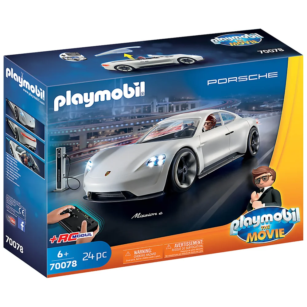 Playmobil: The Movie Rex Dasher's Porsche Mission E (70078) Bild 1