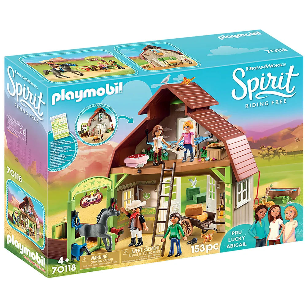 Playmobil DreamWorks Spirit Barn with Lucky, Pru and Abigail (70118) Bild 1