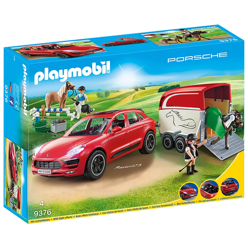 Playmobil Porsche Macan GTS with Horse Trailer and Retractable Winch (9376) Bild 1