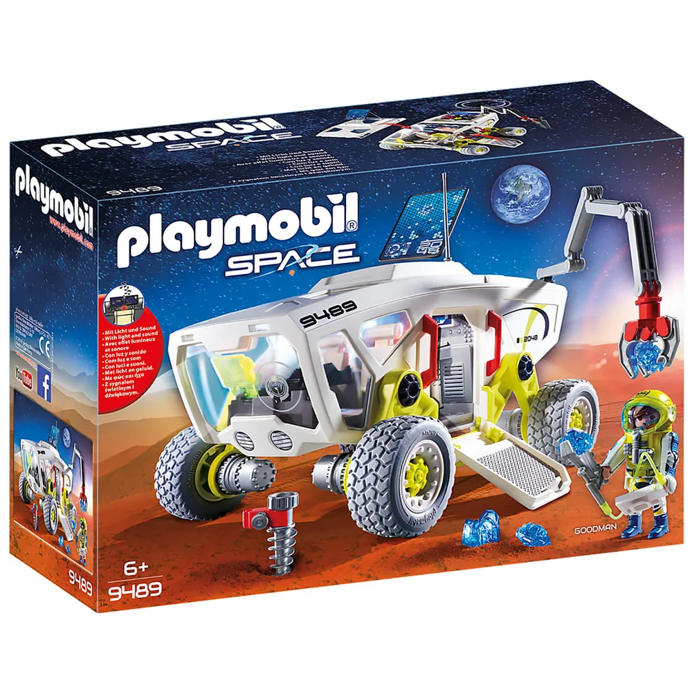 Playmobil Space Mars-Forschungsfahrzeug mit austauschbaren Aufsätzen (9489) Bild 1
