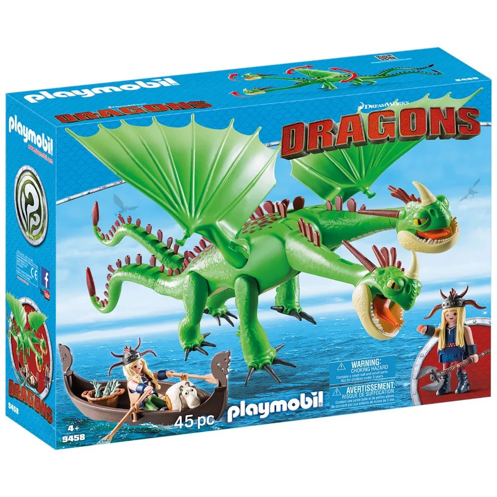 Playmobil DreamWorks Dragons Ruffnut and Tuffnut with Barf and Belch (9458) Bild 1