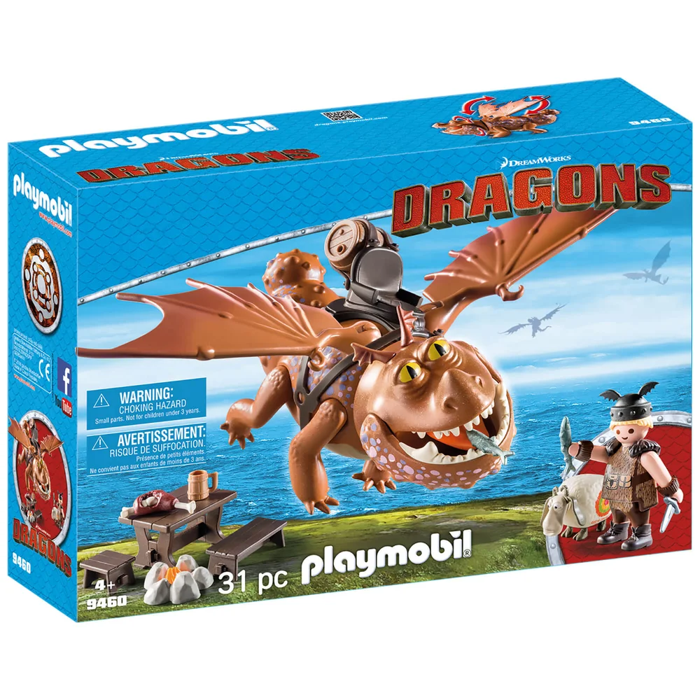 Playmobil DreamWorks Dragons Fishlegs and Meatlug (9460) Bild 1