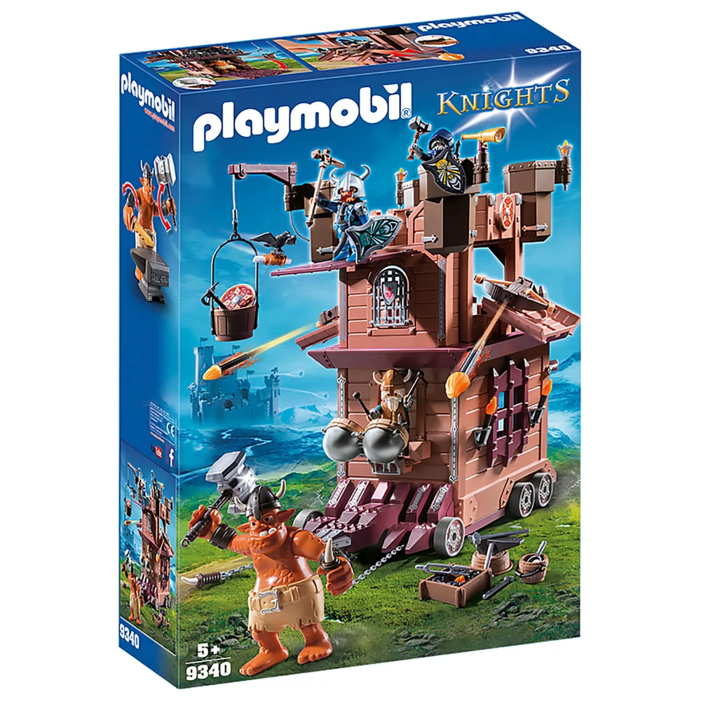 Playmobil Knights Mobile Dwarf Fortress with Shot Ballista (9340) Bild 1