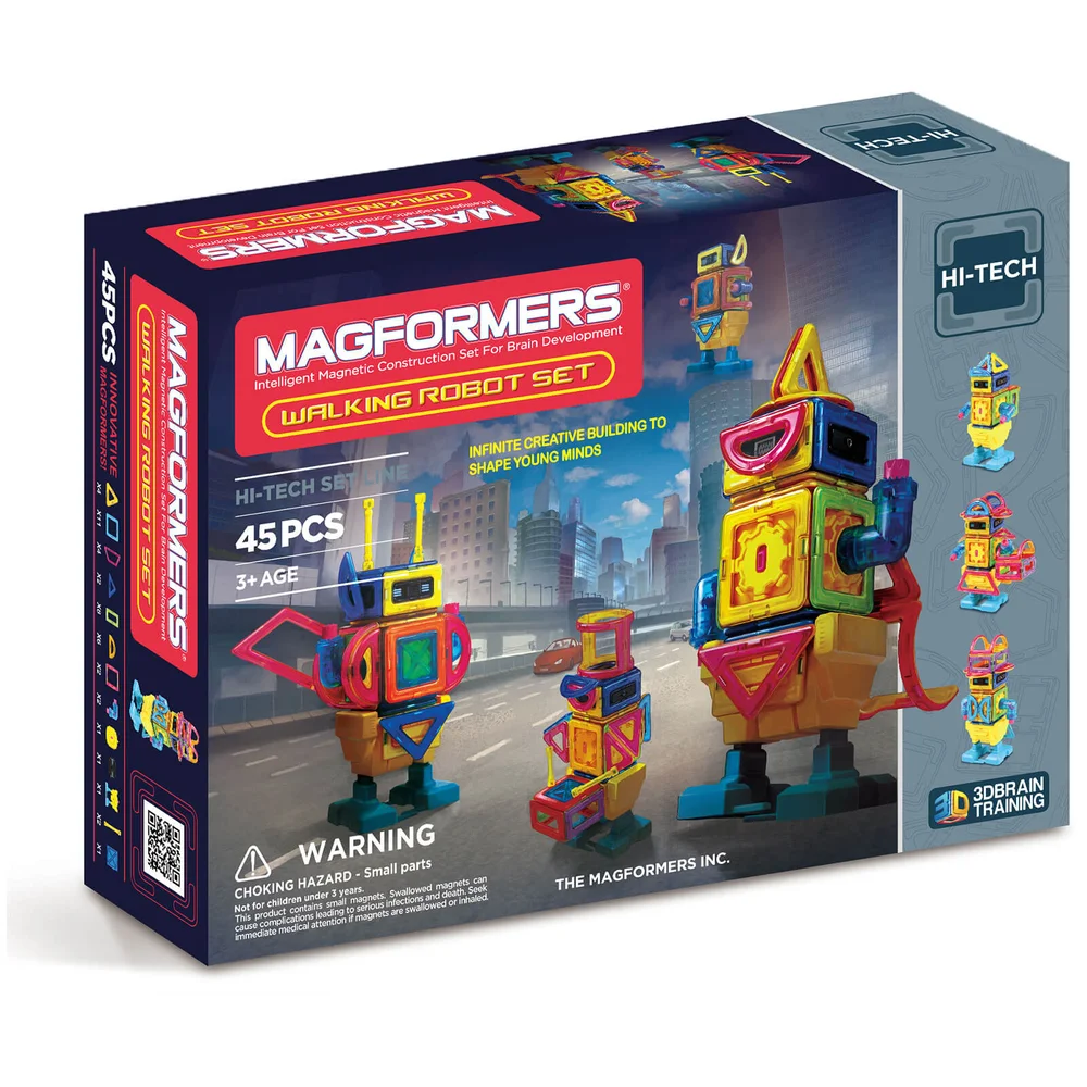 Magformers Laufroboter Set – 45 Stücke Bild 1
