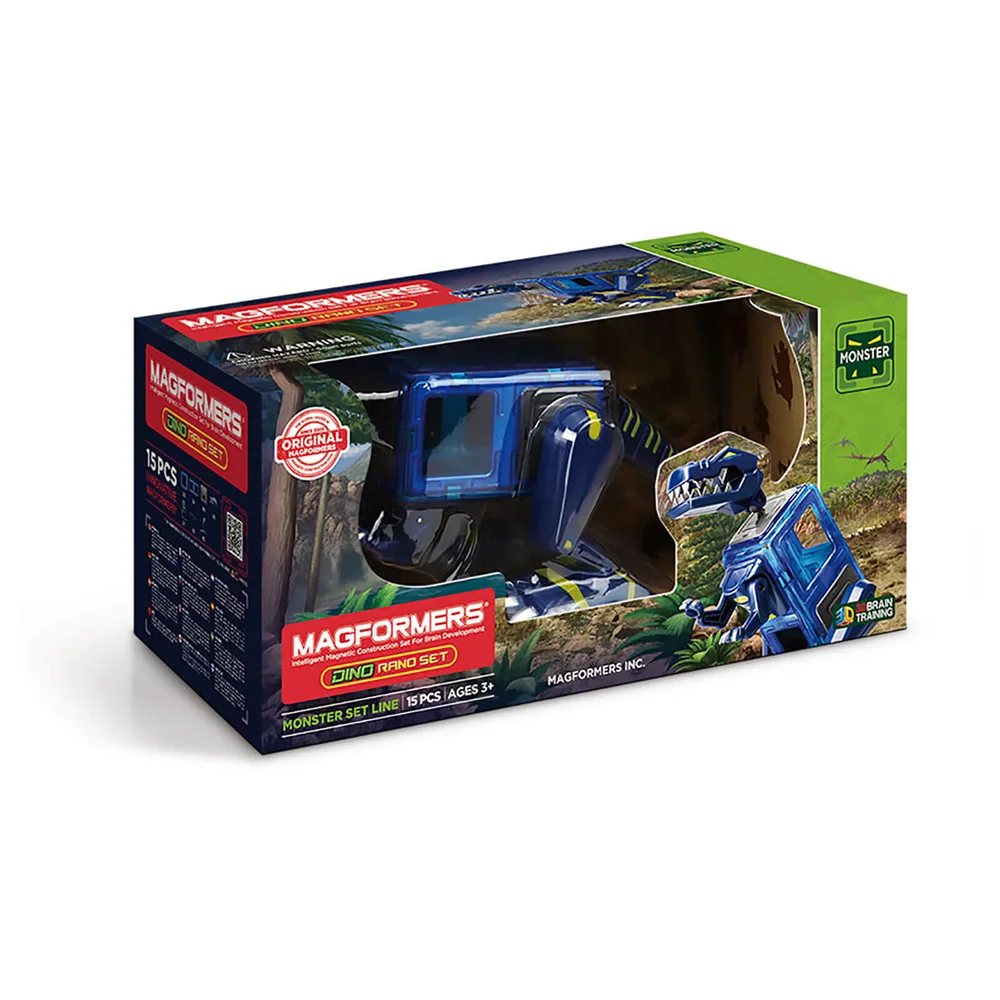 Magformers Dino Rano Set - 15 Pieces Bild 1