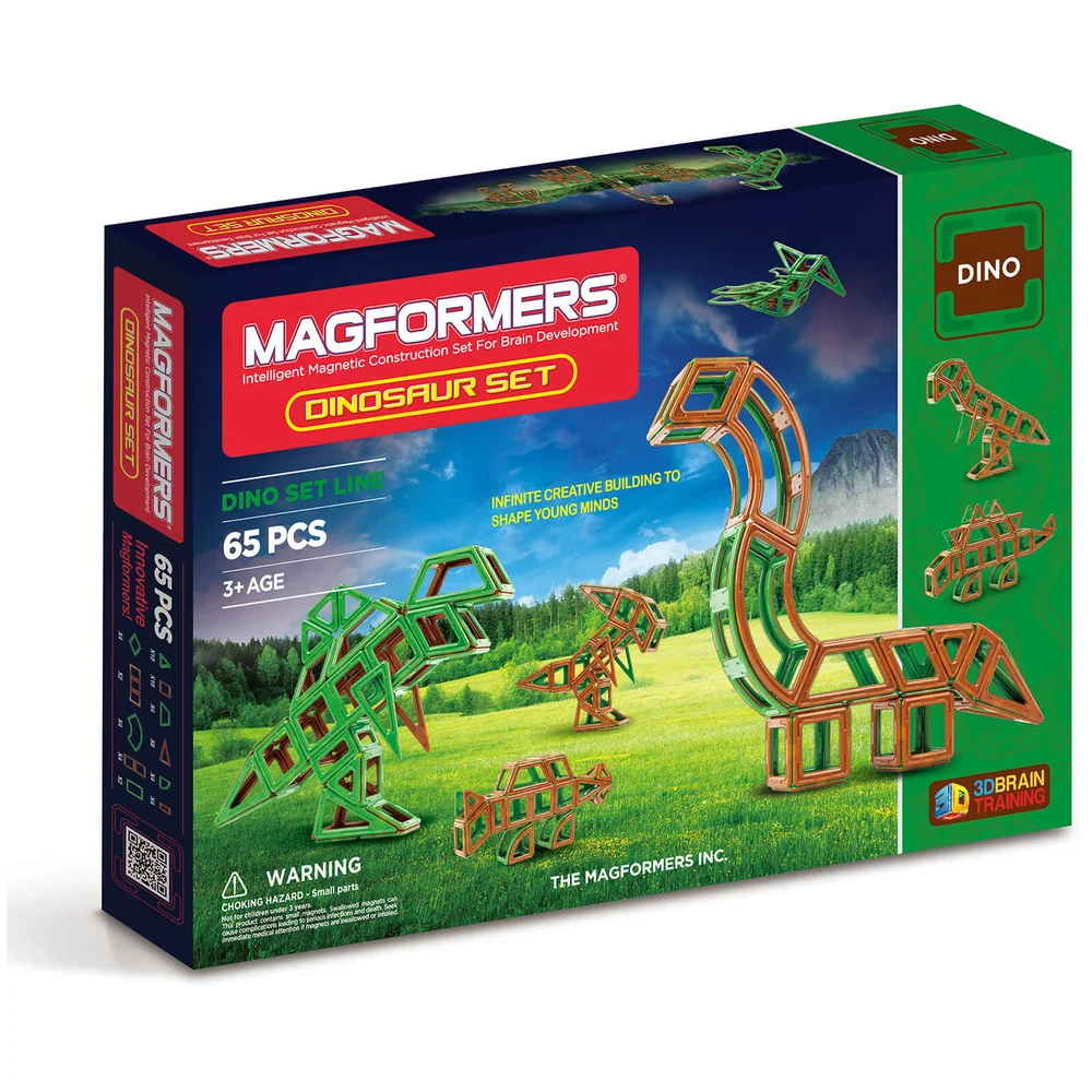 Magformers Dinosaurier Set – 65 Stücke Bild 1