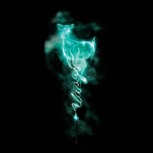 Harry Potter Doe Always Patronus Women's T-Shirt - Black