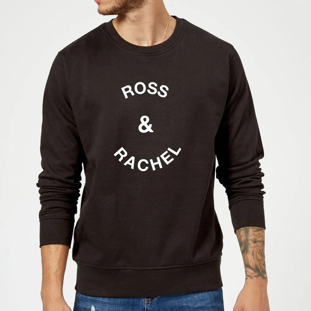 Ross & Rachel Sweatshirt - Black - S - Schwarz Bild 1