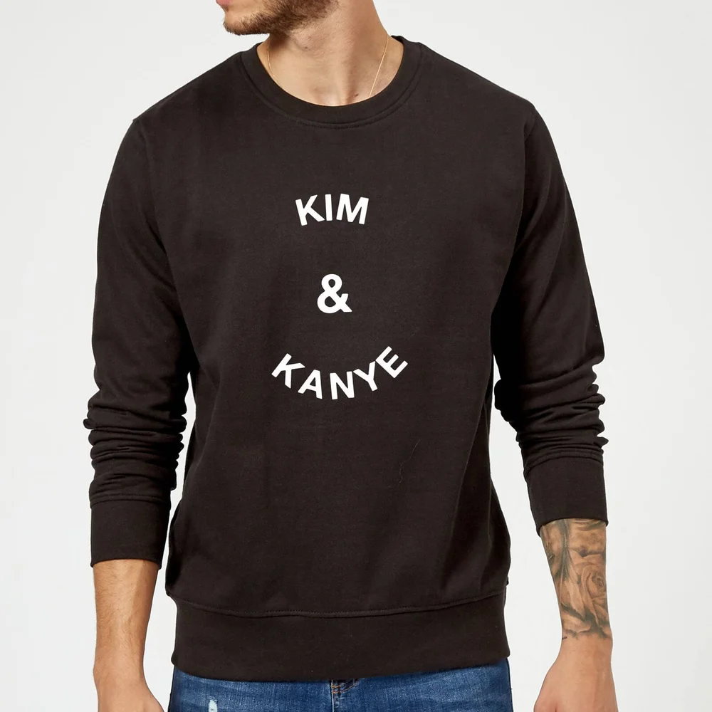 Kim & Kanye Sweatshirt - Black - S - Schwarz Bild 1
