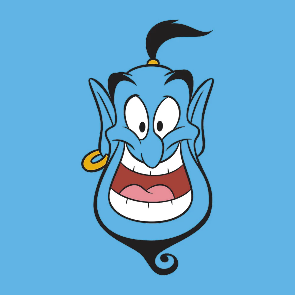 Aladdin (Genie) 40 x 40cm Canvas Print Bild 1
