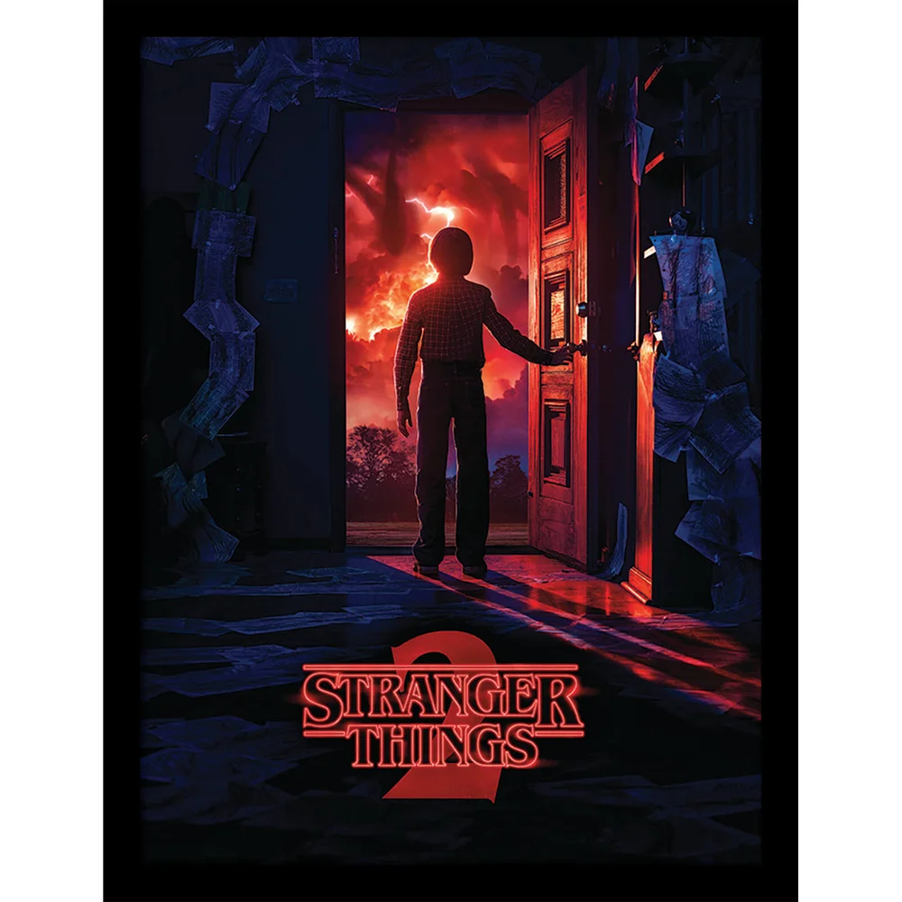 Stranger Things (Doorway) Framed 30 x 40cm Print Bild 1