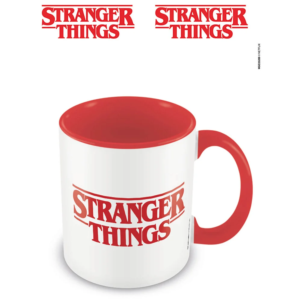 Stranger Things (Logo) Red Inner Mug Bild 1