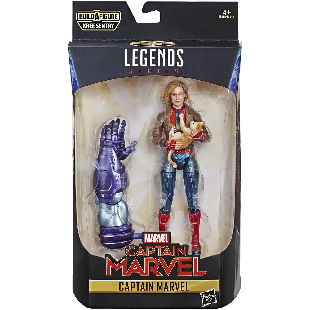 Hasbro Marvel Legends Series Captain Marvel-Figur 16 cm als Captain Marvel in Bomberjacke Bild 1