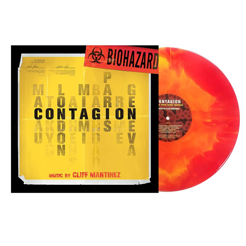 Cliff Martinez: Contagion – Original Film Soundtrack (limitierte „Biohazard“ Vinyl-Edition in Gold und Rot) LP Bild 1