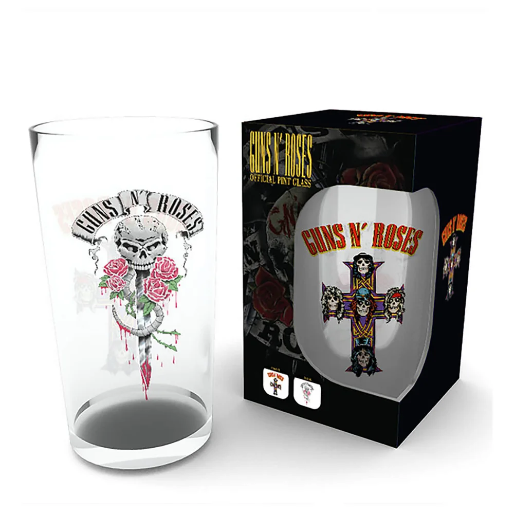 Guns N' Roses Logo Pint Glass Bild 1