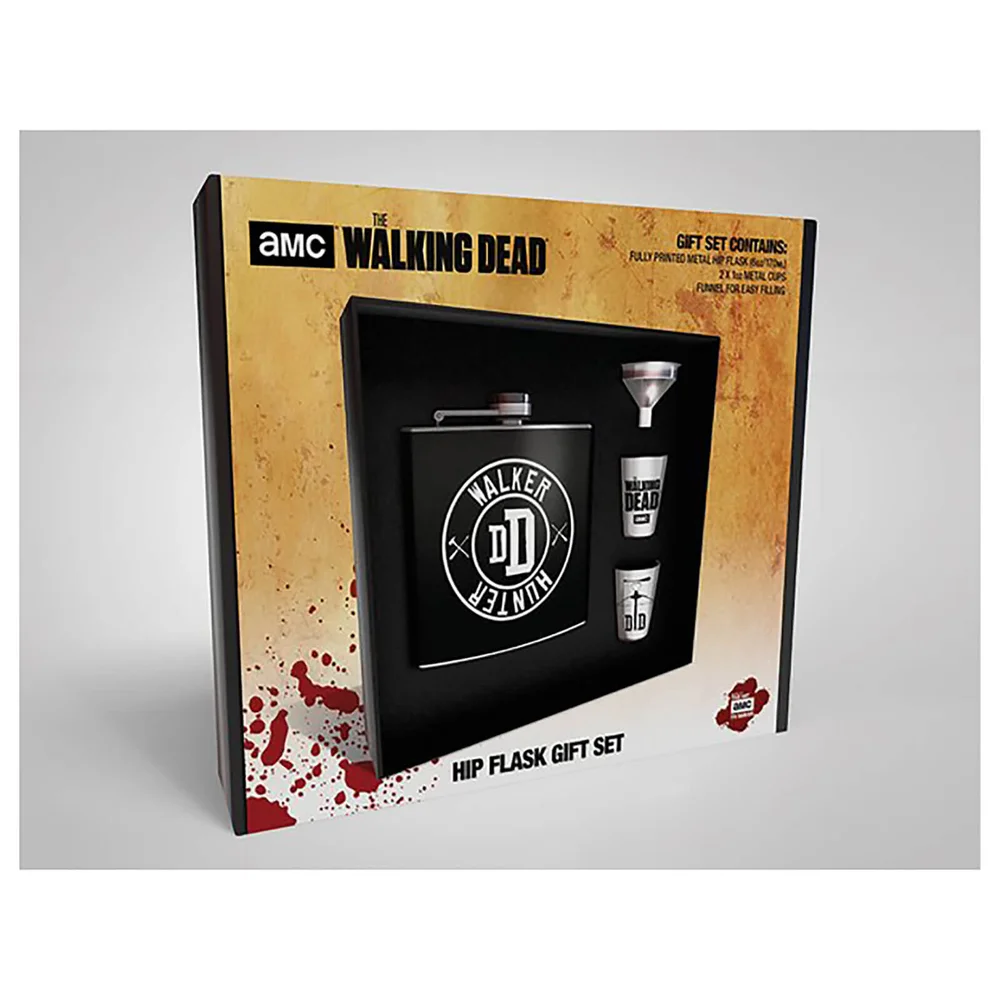 The Walking Dead Hip Flask Set Bild 1