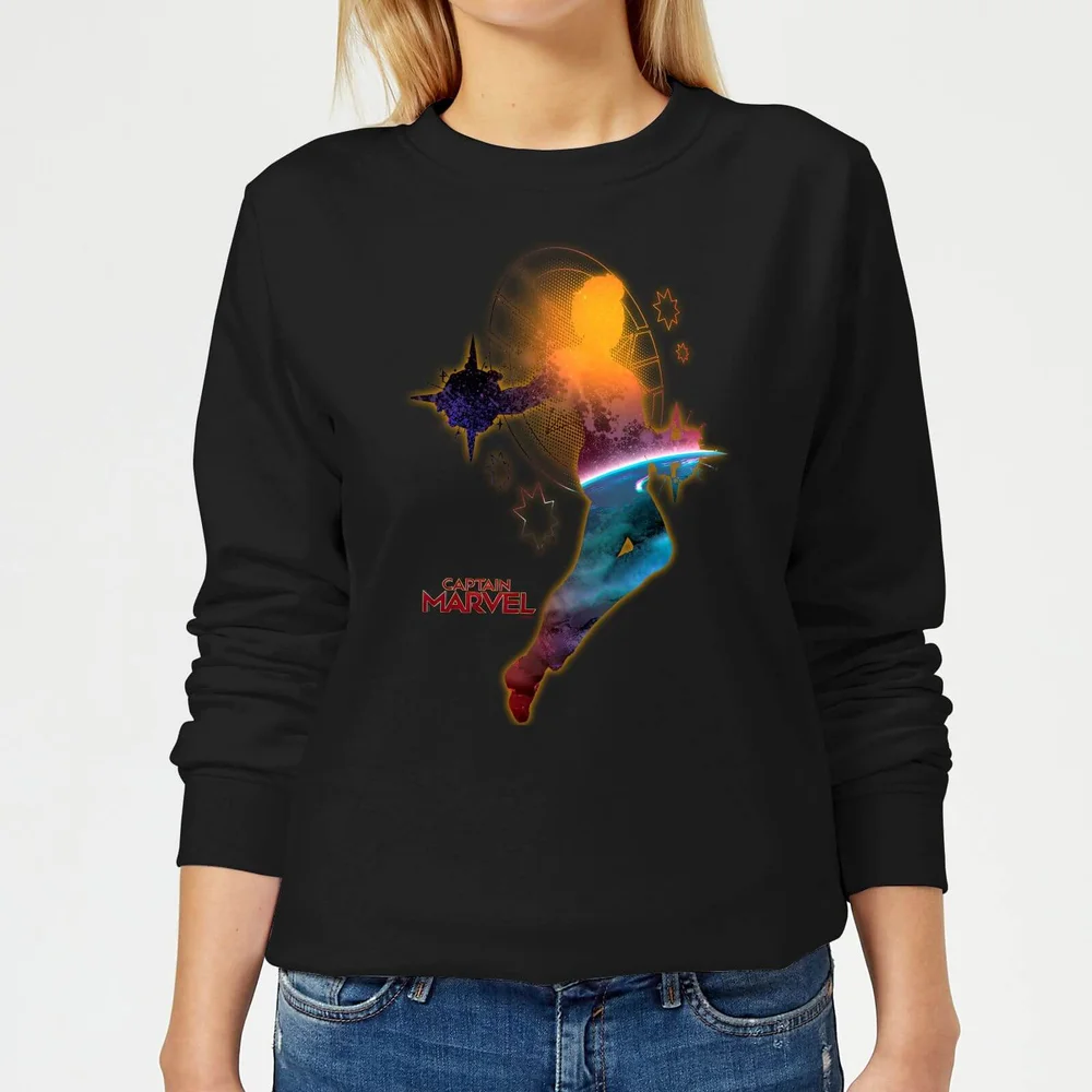 Captain Marvel Nebula Flight Women's Sweatshirt - Black - XS Bild 1