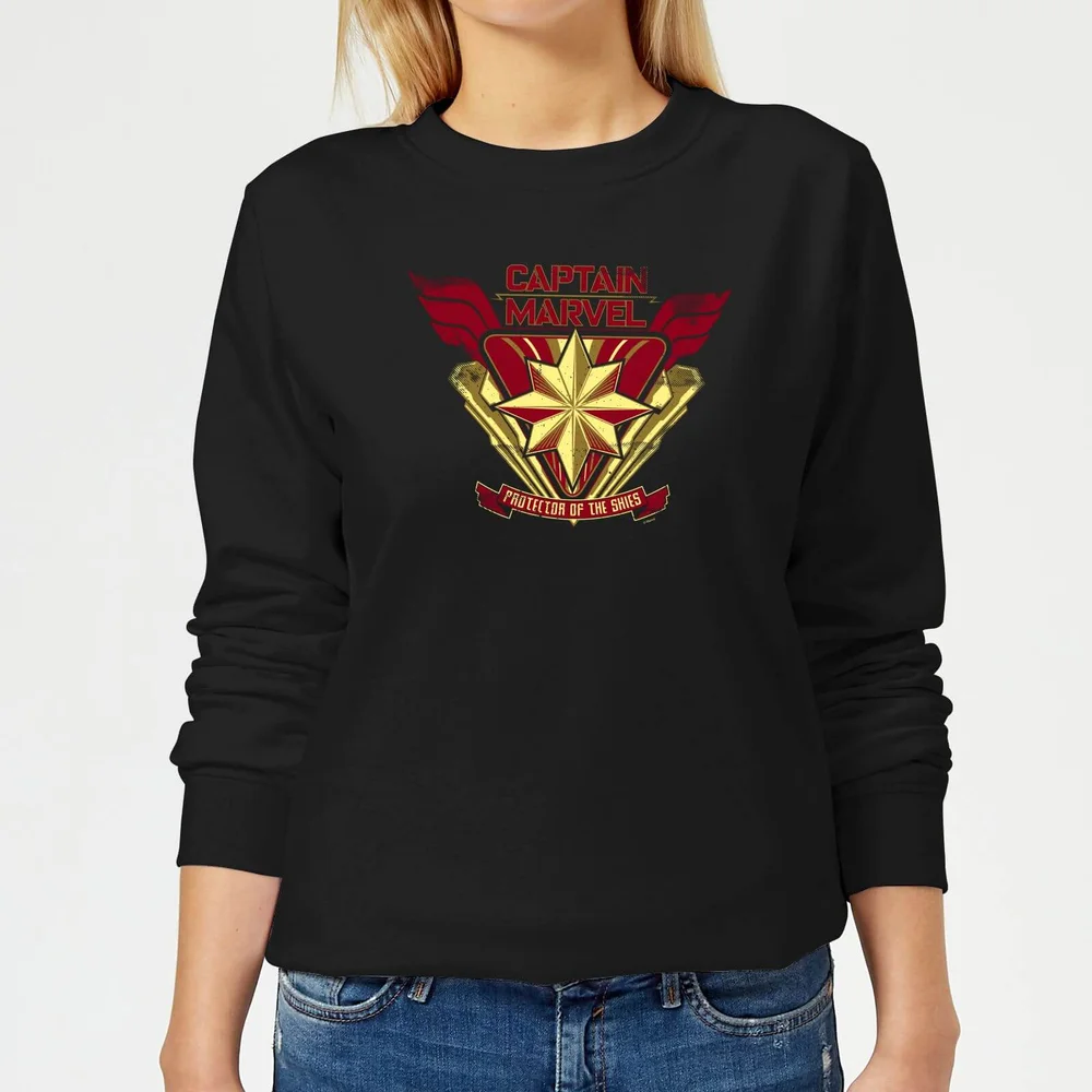 Captain Marvel Protector Of The Skies Women's Sweatshirt - Black - XS Bild 1