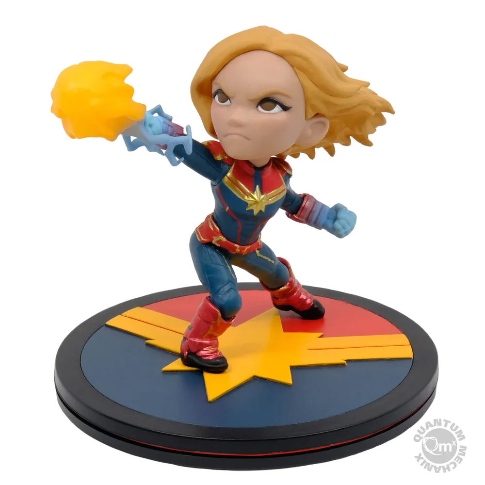 Quantum Mechanix Marvel Captain Marvel Q-Figur Diorama Bild 1