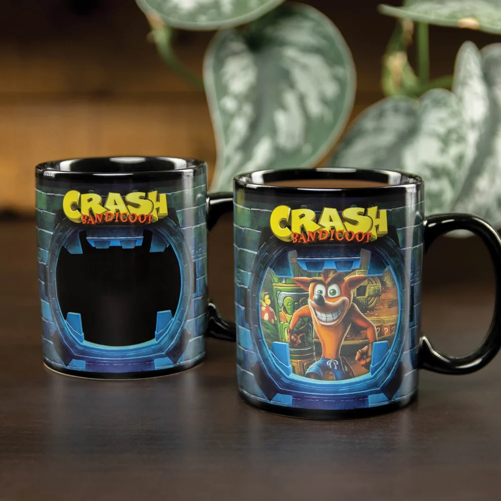Crash Bandicoot Tasse mit Farbwechsel Bild 1