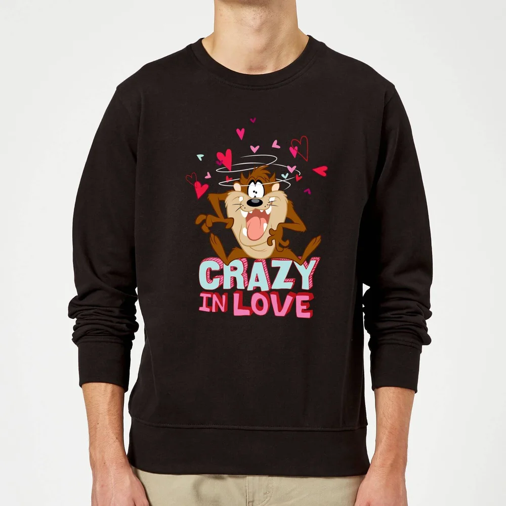 Looney Tunes Crazy In Love Taz Sweatshirt - Black - S Bild 1