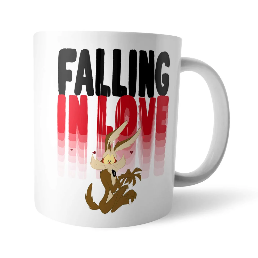 Looney Tunes Falling In Love Wile E. Coyote Mug Bild 1