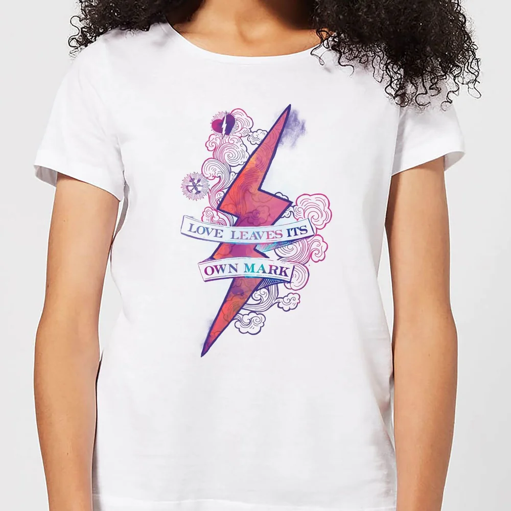 Harry Potter Love Leaves Its Own Mark Women's T-Shirt - White - S Bild 1
