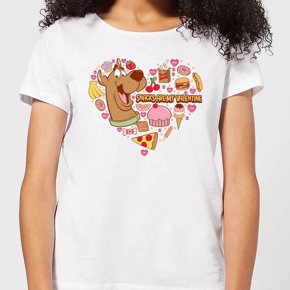 Scooby Doo Snacks Are My Valentine Women's T-Shirt - White - S Bild 1