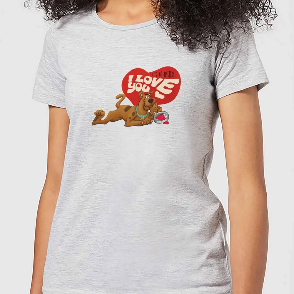 Scooby Doo It's No Mystery I Love You Women's T-Shirt - Grey - XS Bild 1