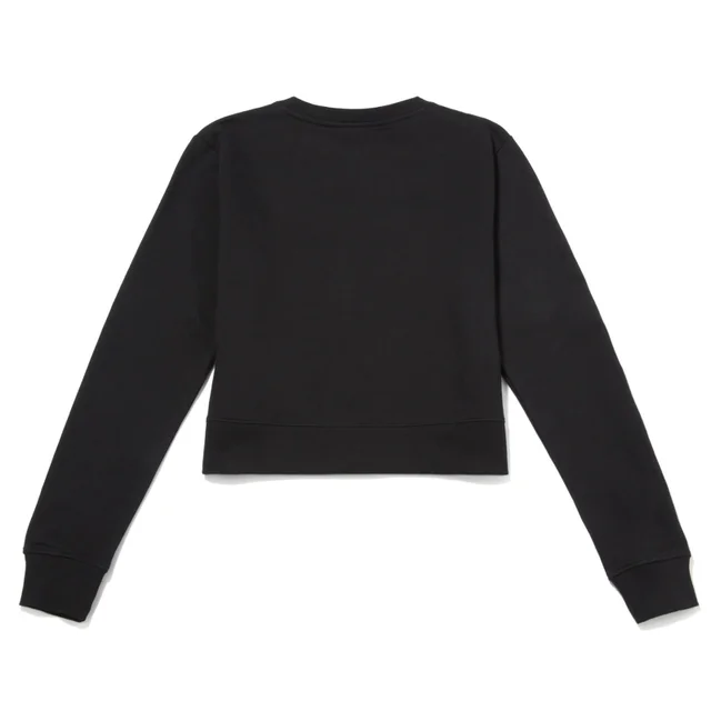 Global Legacy Jaws Tiburon Damen Cropped Sweatshirt - Schwarz