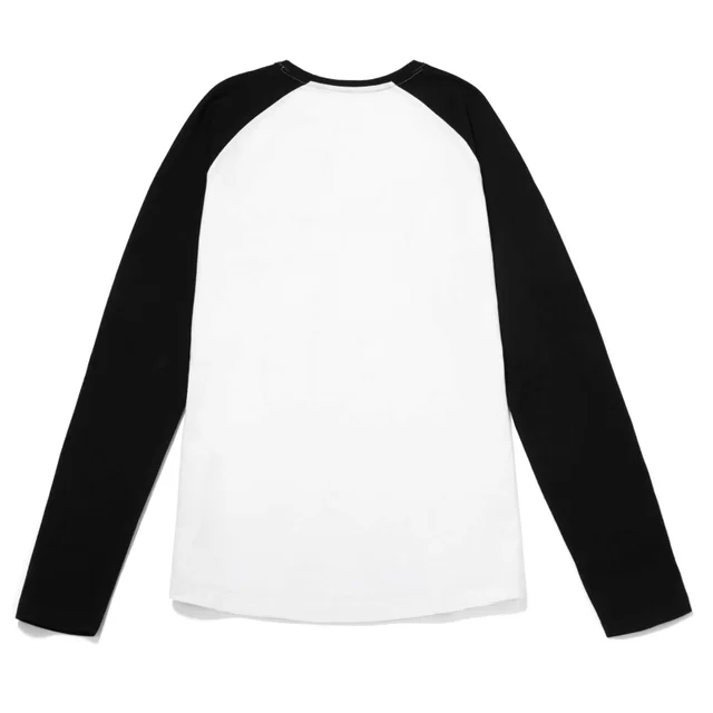 Global Legacy Zurück in die Zukunft Kana Raglan Long Sleeve T-shirt - Schwarz/Weiß