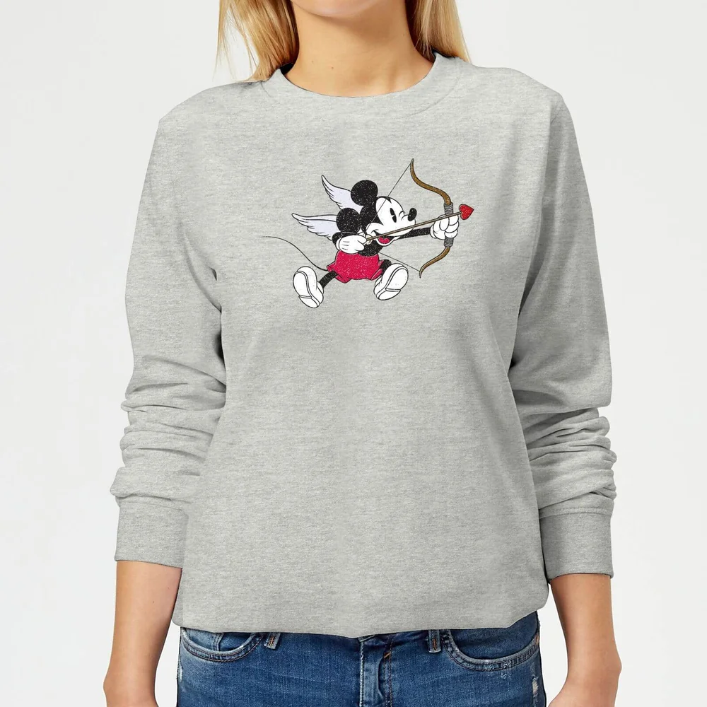 Disney Mickey Cupid Women's Sweatshirt - Grey - 3XL - Grau Bild 1