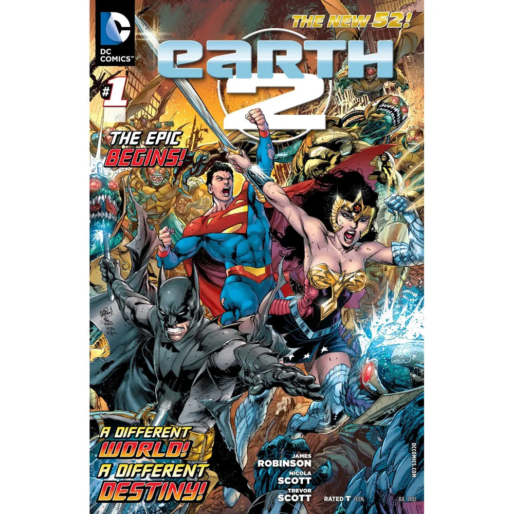 DC Comics - Earth 2 Hard Cover Vol 01 The Gathering (N52) Bild 1
