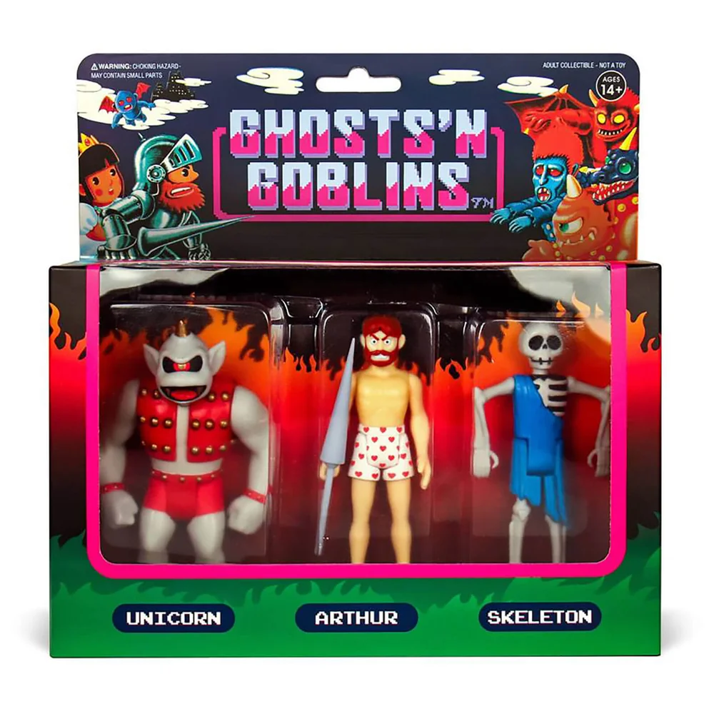Super7 Ghosts 'n Goblins ReAction Action Figure 3-Pack B 10 cm Bild 1