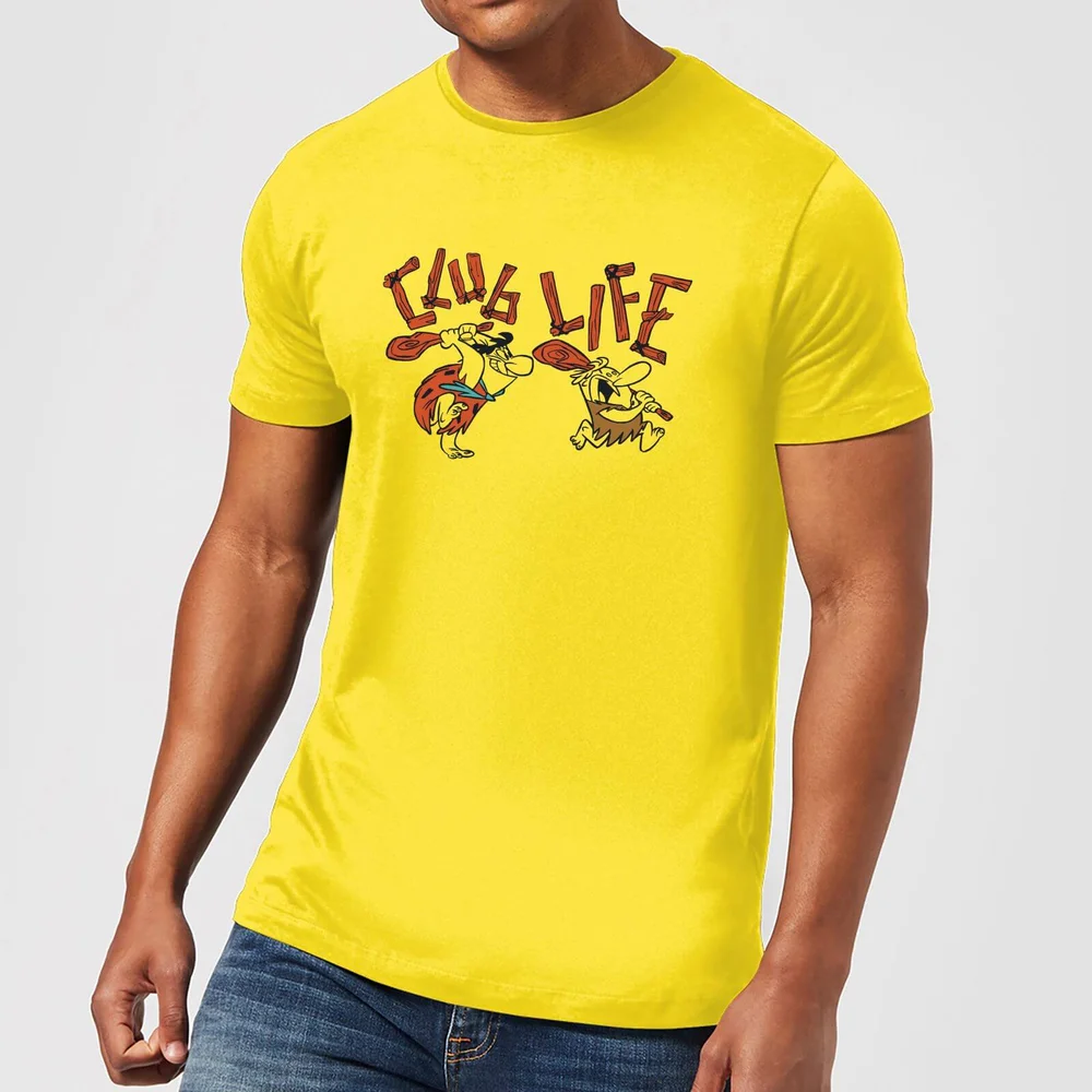 The Flintstones Club Life Men's T-Shirt - Yellow - S Bild 1