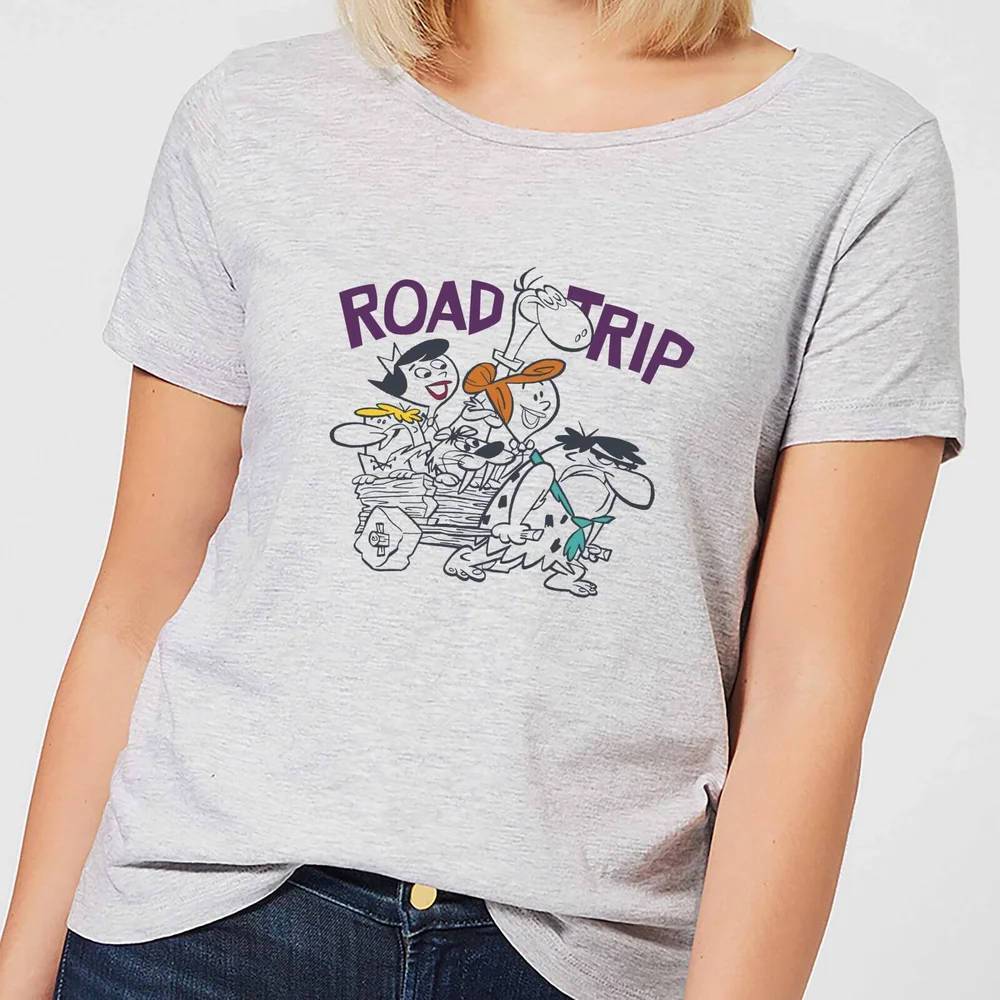 The Flintstones Road Trip Women's T-Shirt - Grey - XS Bild 1
