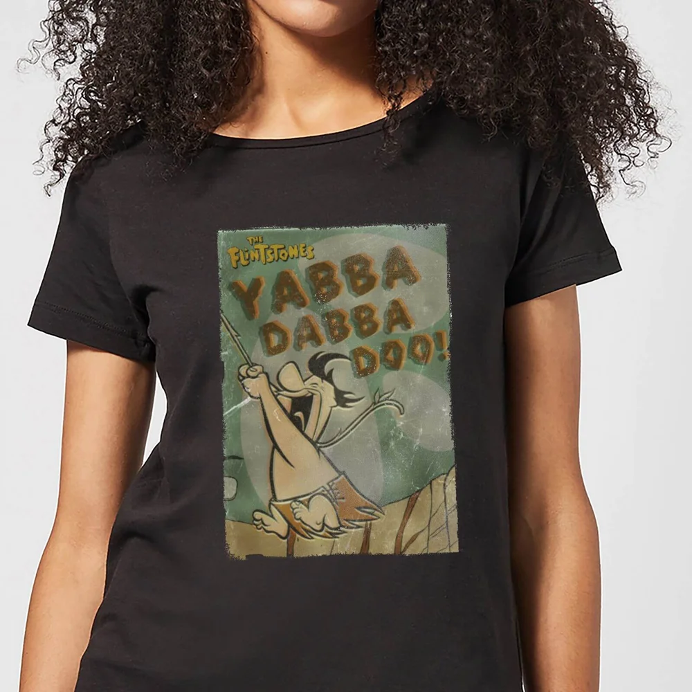 The Flintstones Yabba Dabba Doo! Women's T-Shirt - Black - XS Bild 1