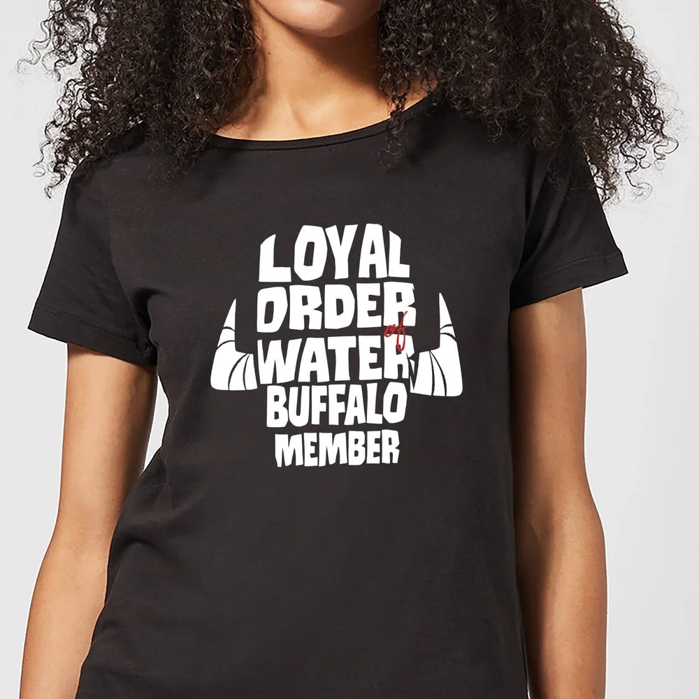 The Flintstones Loyal Order Of Water Buffalo Member Women's T-Shirt - Black - XS Bild 1