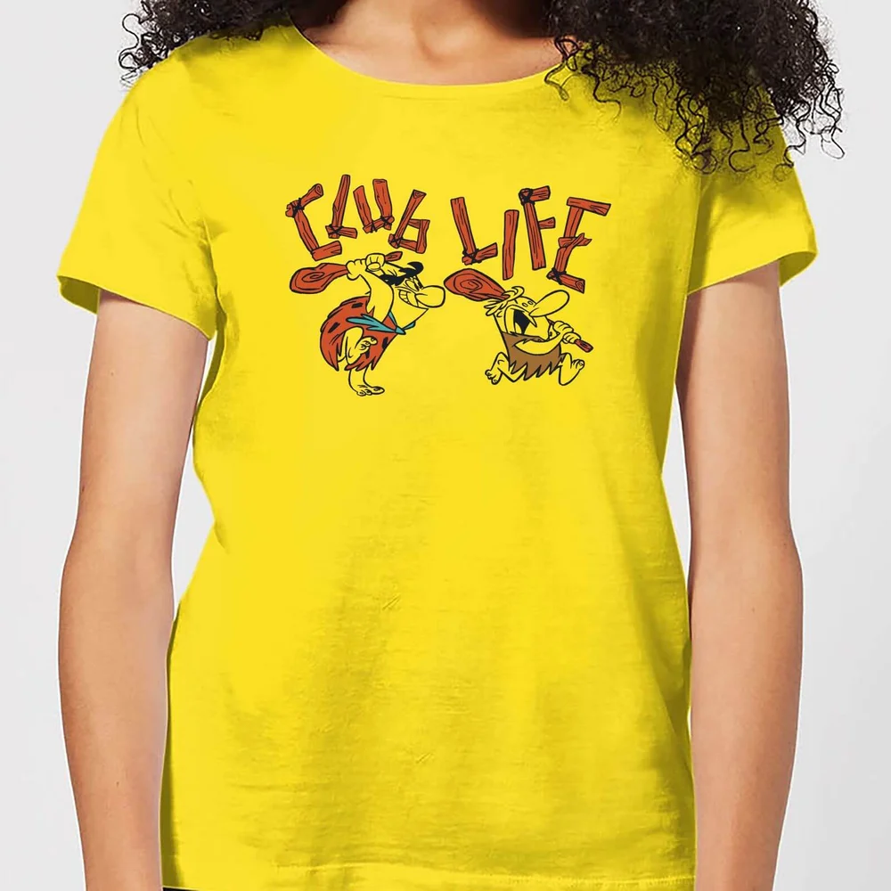 The Flintstones Club Life Women's T-Shirt - Yellow - S Bild 1