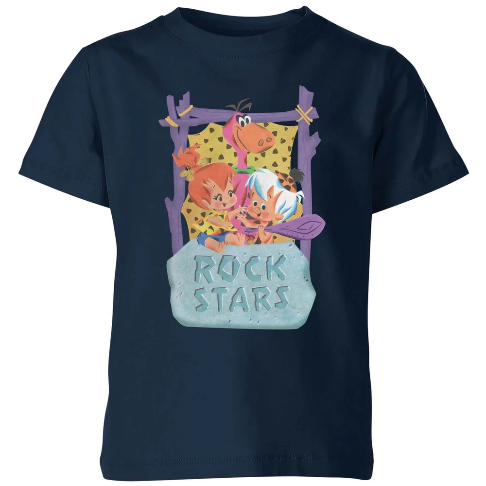 The Flintstones Rock Stars Kids' T-Shirt - Navy - 3-4 Jahre Bild 1