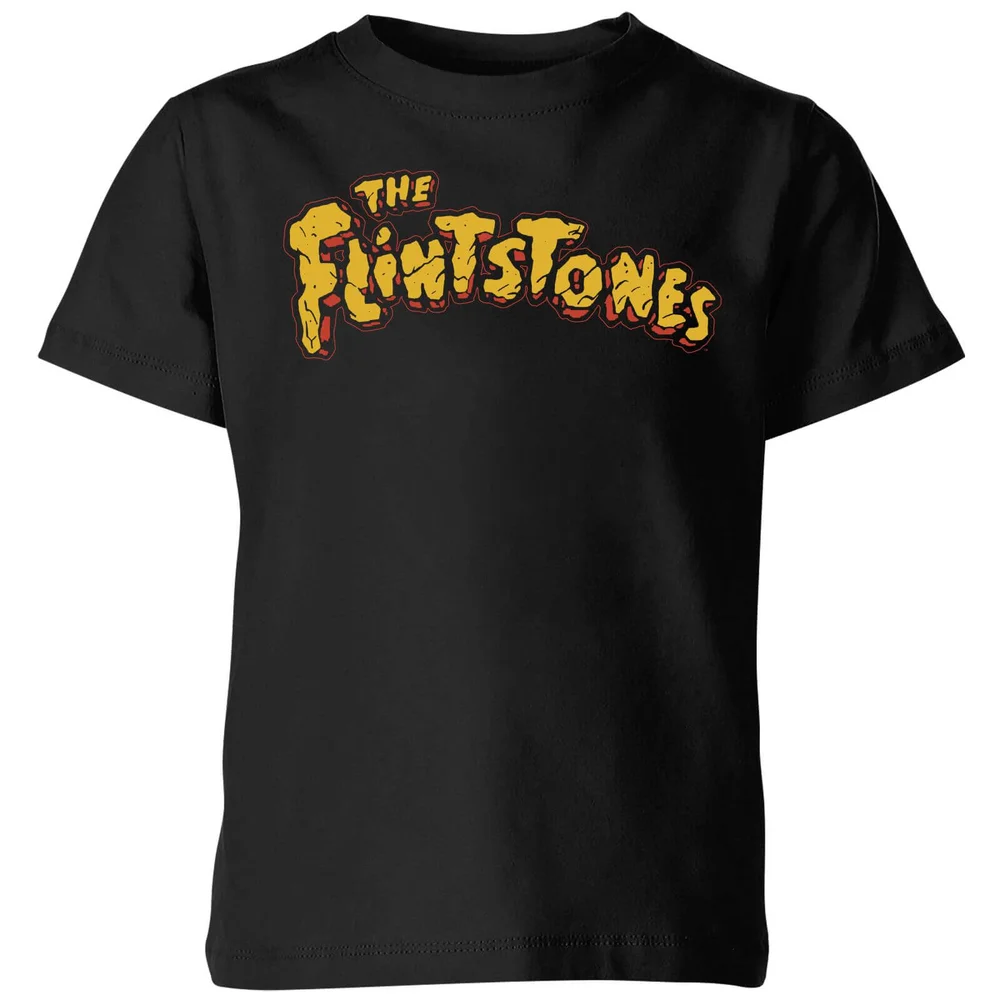 The Flintstones Logo Kids' T-Shirt - Black - 3-4 Jahre Bild 1