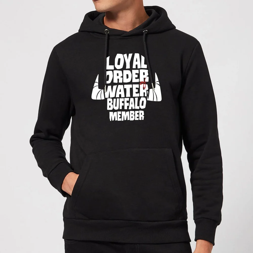 The Flintstones Loyal Order Of Water Buffalo Member Hoodie - Black - S Bild 1
