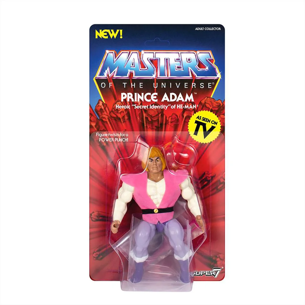Super7 Masters of the Universe Vintage Collection Action Figure Prince Adam 14 cm Bild 1