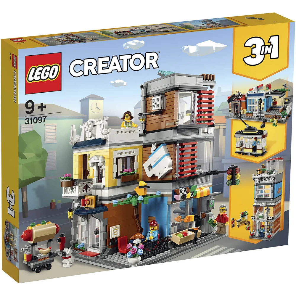LEGO® Creator 3-in-1-Sets: Stadthaus mit Zoohandlung & Café (31097) Bild 1