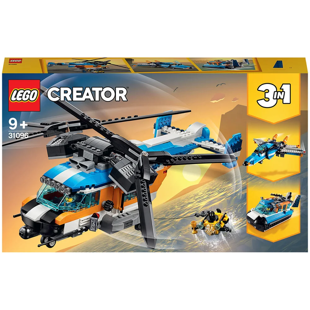 LEGO® Creator 3-in-1-Sets: Doppelrotor-Hubschrauber (31096) Bild 1