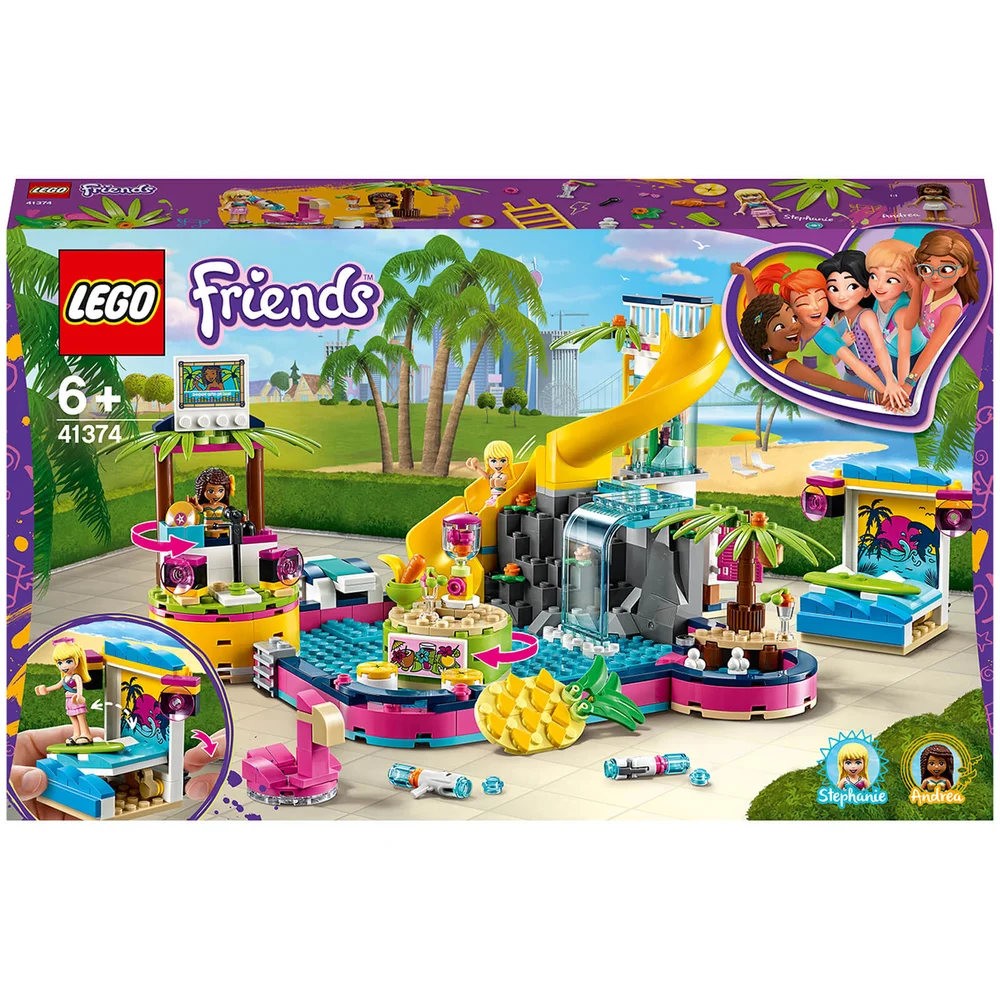 LEGO Friends: Andreas Pool-Party (41374) Bild 1