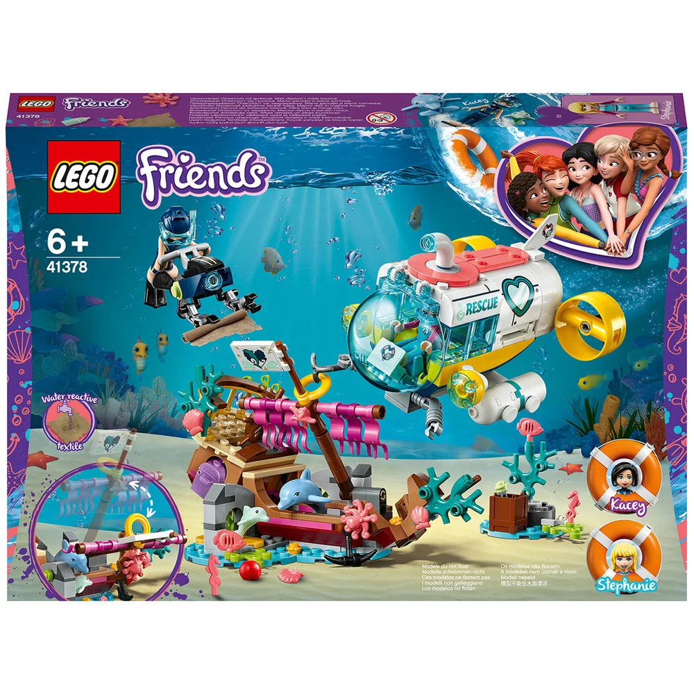 LEGO® Friends: Rettungs-U-Boot für Delfine (41378) Bild 1