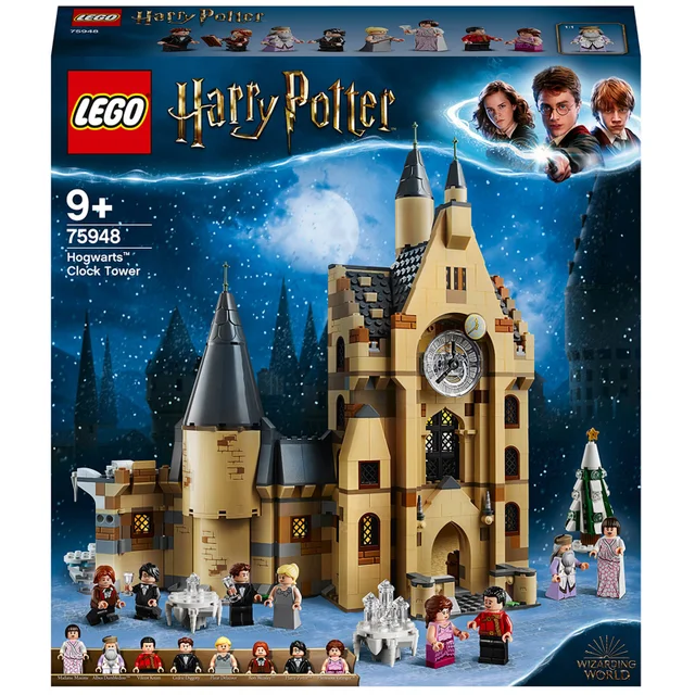 LEGO 75948 Harry Potter Schloss Hogwarts Uhrenturm Spielzeug kompatibel mit der Großen Halle und der Peitschenden Weide Sets