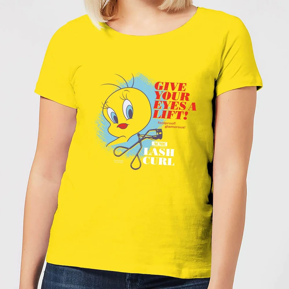 Looney Tunes ACME Lash Curler Women's T-Shirt - Yellow - S Bild 1